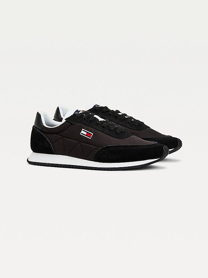 Tommy Hilfiger Retro Low- Joggesko Dame Svarte | XVRDJW-670