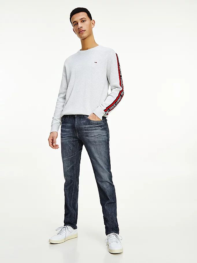 Tommy Hilfiger Scanton Slim Faded Grey Slim Jeans Herre Blå | GBCKEJ-231