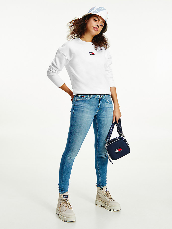 Tommy Hilfiger Sophie Low Rise Skinny Jeans Dame Blå | XCTOHM-086