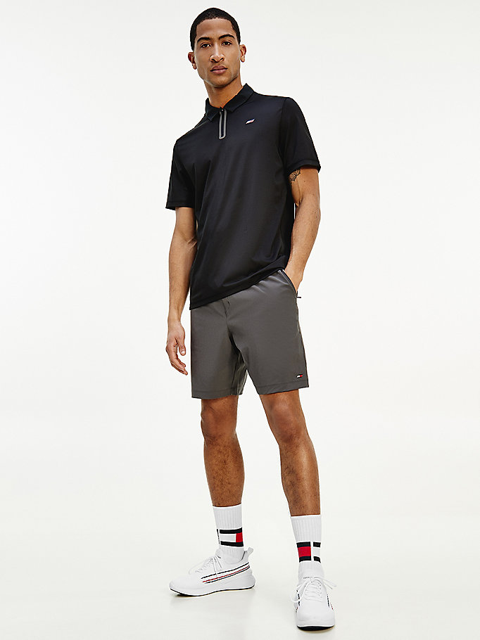 Tommy Hilfiger Sports Logo Trenings Shorts Herre Grå | VARQKZ-034