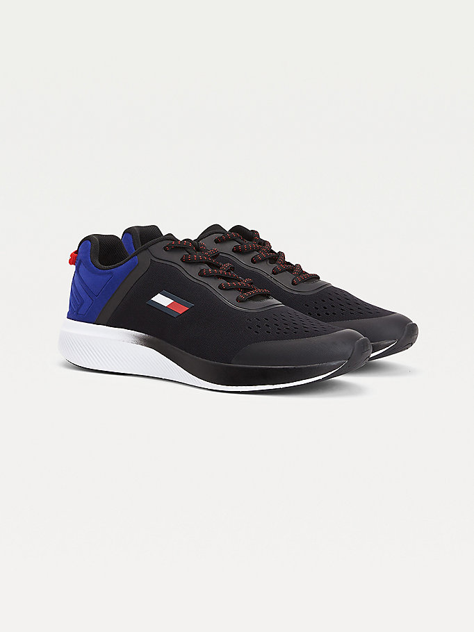 Tommy Hilfiger Sports Signature Detail Joggesko Herre Svarte | QWHBRS-093