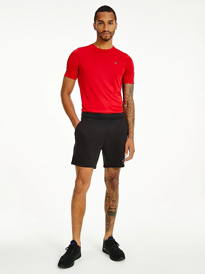 Tommy Hilfiger Sports Th Cool Flex Fleece Shorts Herre Svarte | DZYHFB-039