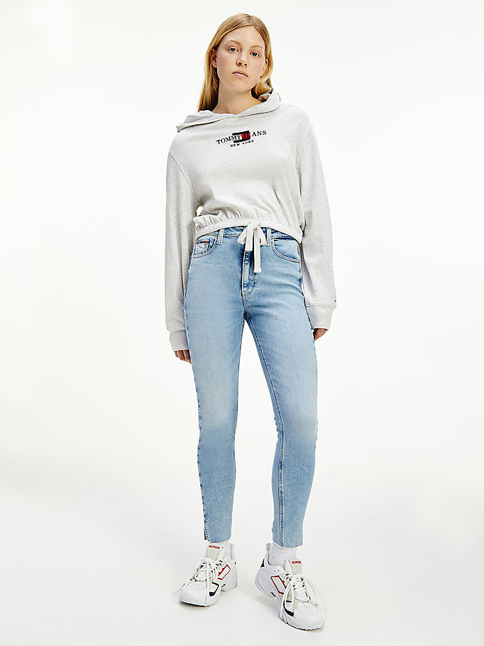 Tommy Hilfiger Sylvia High Rise Skinny Jeans Dame Blå | JPXMNG-970