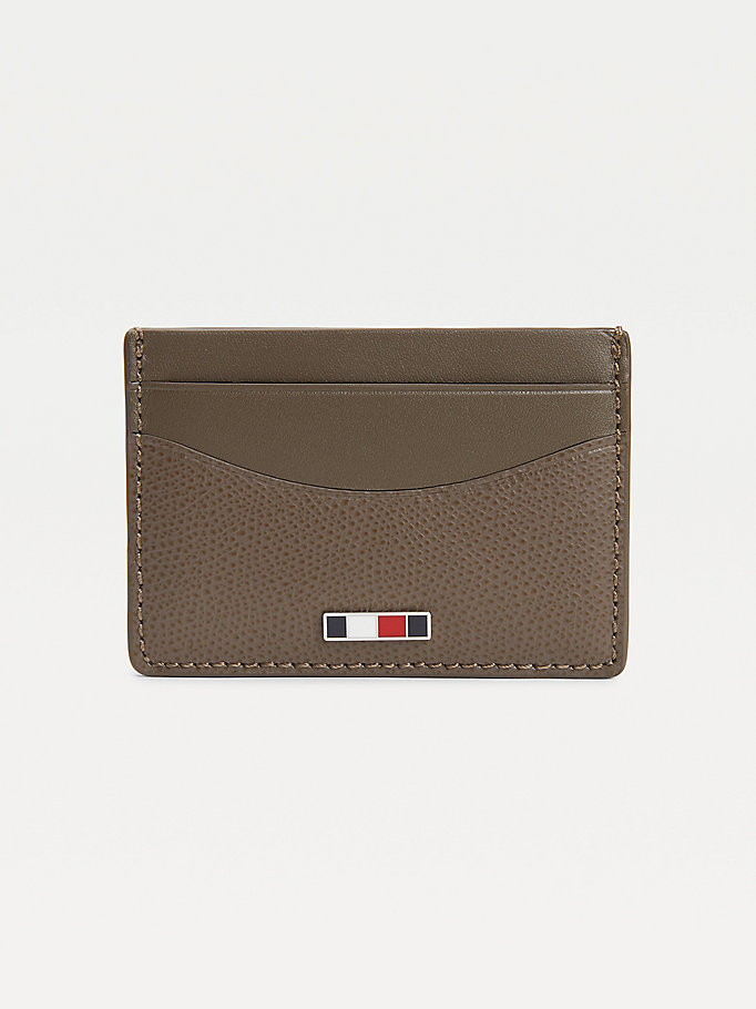 Tommy Hilfiger Th Business Small Lær Card Holder Lommebok Herre Brune | BCKROF-950