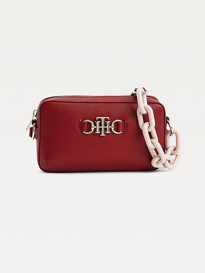 Tommy Hilfiger Th Club Crossbody Veske Dame Rød | DNUJWQ-870