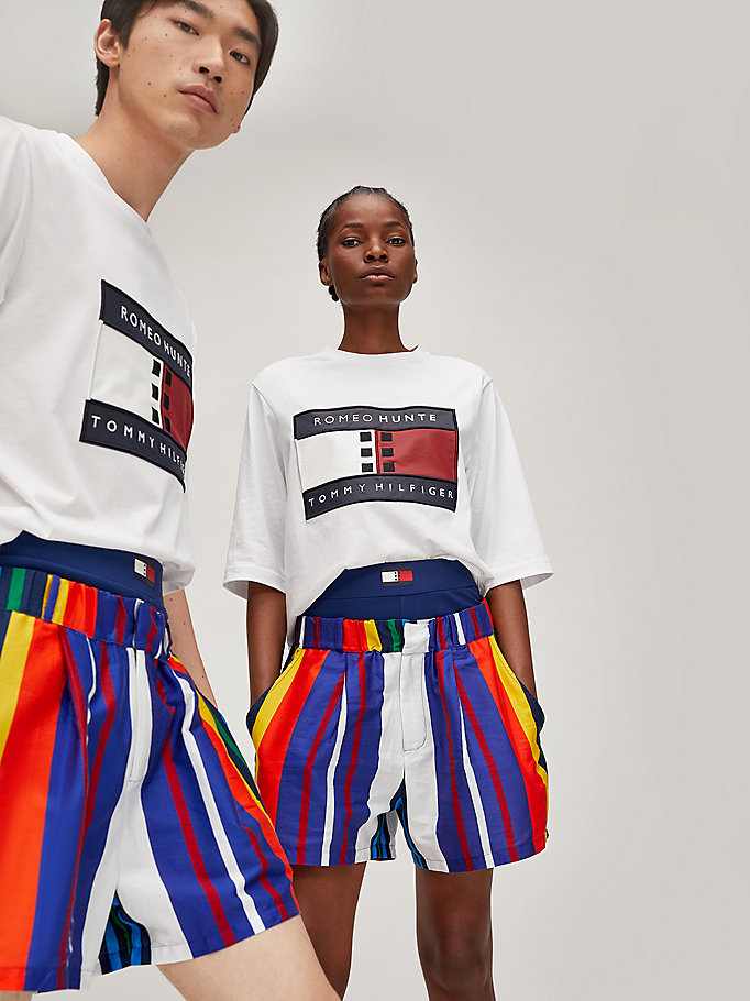 Tommy Hilfiger Tommyxromeo Dual-Gender Hybrid Shorts Dame Blå | YZMITB-529