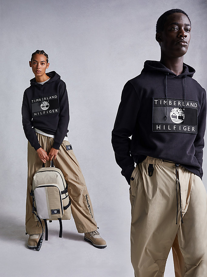 Tommy Hilfiger Tommyxtimberland Dual Gender Logo Hettegensere Herre Svarte | YPIOSL-841